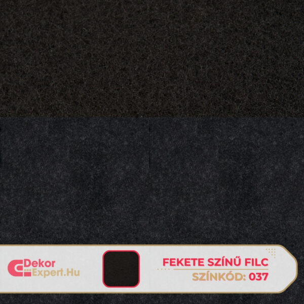 3-4 mm Vastag Filc Anyag Folyóméter - Fekete Színű - Kép 10 - DekorExpert