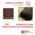 Antracit Filc Anyag Méteráru, Puha Dekorfilc - Kép 12 - DekorExpert