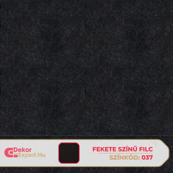 Fekete Filc Anyag Méteráru, Puha Dekorfilc - Kép 13 - DekorExpert
