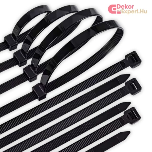 Műanyag Gyorskötöző Fekete 02