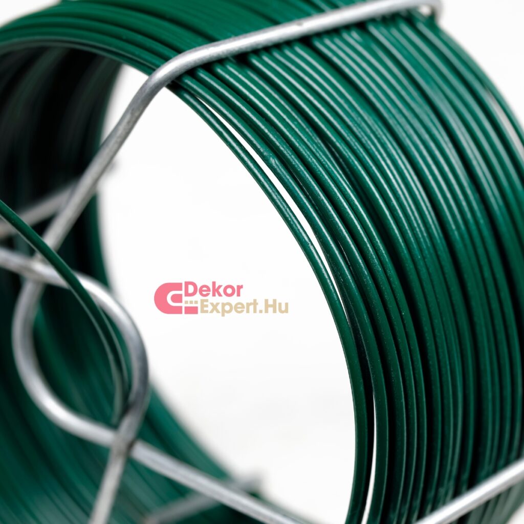 Nádkerítés Rögzítő Drót, Kötöződrót 4 Nádszövet, Nádkerítés Rögzítő Drót - Kötöződrót - Zöld 02